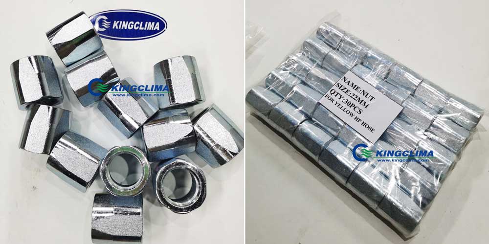 Some Bus AC Fitting Nuts Arrived and Ready to Export to European Customers - KingClima