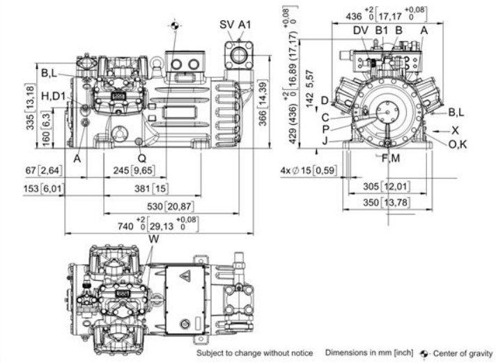 Bock HG56e Semi-hermetic Compressor