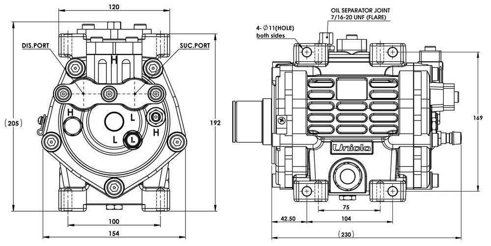 Brief Introduction of Unicla ux330 Compressor