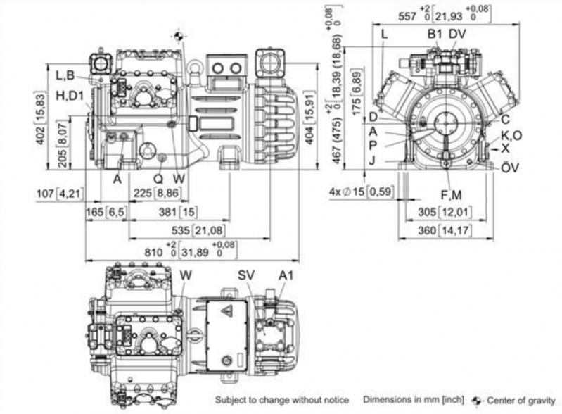 Bock HG66e Semi-hermetic Compressor